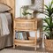 Bali & Pari Divitia Bohemian Natural Rattan 1-Drawer Nightstand 244-13672-ZORO - alternate 4